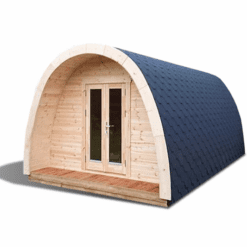 Luksus Isoleret Camping Pod 3,25 x 4,8-5,9