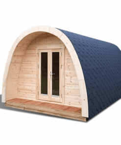 Luksus Isoleret Camping Pod 3,25 x 4,8-5,9