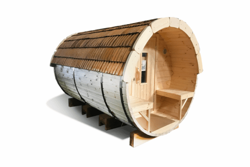 Sauna tønde 3.5 m af fyr