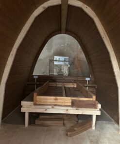 Camping pod 2.4 m x 4.8 -5,9m