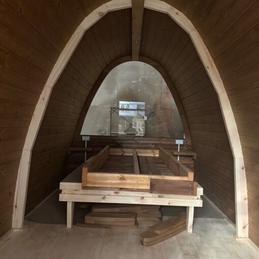 Camping pod 2.4 m x 4.8 -5,9m