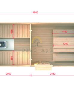 Sauna Bus 4.8 m x 2.3 m