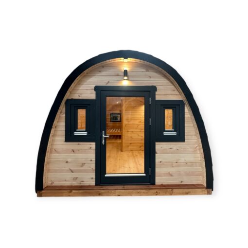 Isoleret Camping Pod 3 m x 5,9 m-6,6