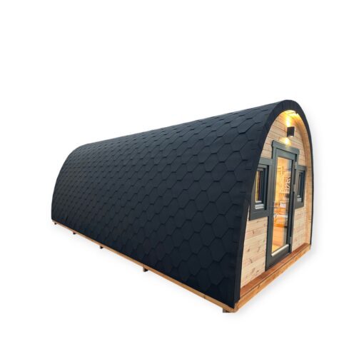 Isoleret Camping Pod 3 m x 5,9 m-6,6