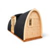 Isoleret campingpod med sideindgang – 2,4 × 6,6 m