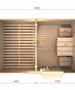 Camping hytte - ”Bus” 2,3 m x 3,5 m