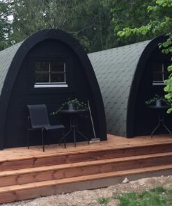 Luksus Isoleret Camping Pod 2.4 m x 4.8 m