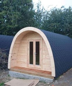 Luksus Isoleret Camping Pod 3 m x 4.8 m