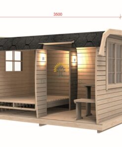 Camping hytte - ”Bus” 2,3 m x 3,5 m