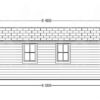 Bjælkehus Fill 61,8 m² - PLAN