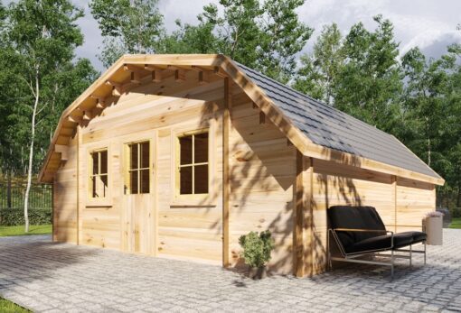 Garage Texas 36m² (6mx6m), 44mm