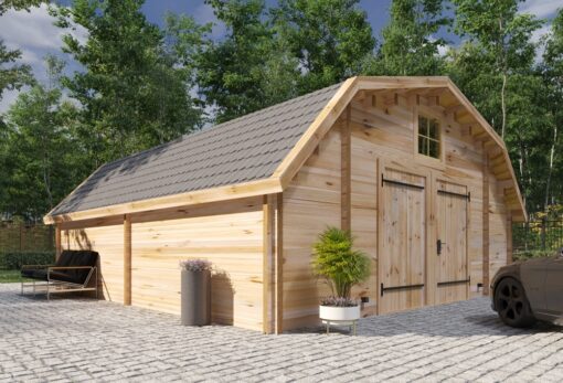 Garage Texas 36m² (6mx6m), 44mm