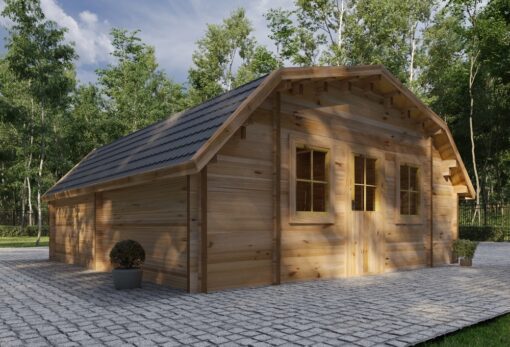 Garage Texas 36m² (6mx6m), 44mm