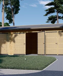 Triple garage 54 m², 44 mm