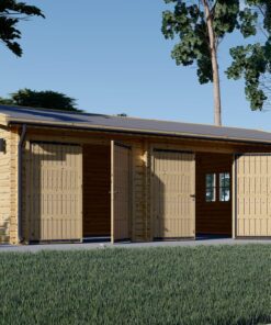 Triple garage 54 m², 44 mm