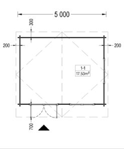 Havehuse LILLE 19.9m², 34mm