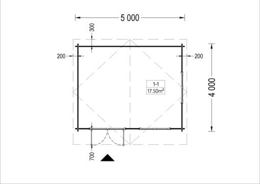 Havehuse LILLE 19.9m², 34mm