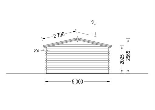 Havehuse LILLE 19.9m², 34mm