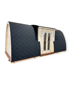 Luksus Isoleret Camping Pod m/Sideindgang 2,4 m x 6 m