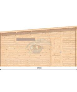 Dobbelt garage 7m x 5.5m- left