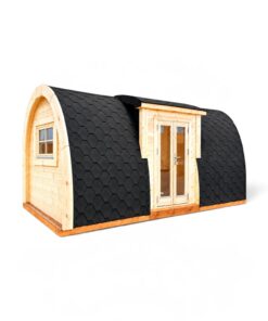 Pod med sideindgang (2,4 m x 6,0 m) – Færdigsamlet og isoleret