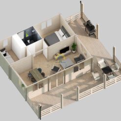 Sommerhus LUCY – 54.5 m² + 32 m² terrasse