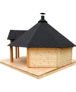 Åben grillhytte 16.5 m²