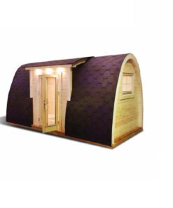 Luksus Isoleret Camping Pod 4,8 m (med sideindgang)