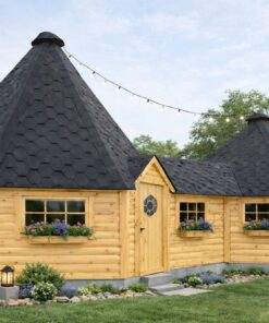 Dobbelt Grillhytte 16,5 m² + 25 m² med 4,6 m² Gang