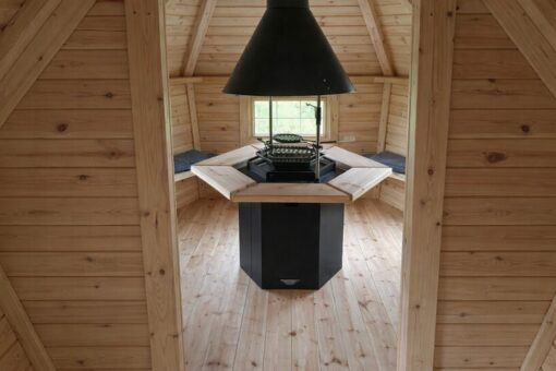 Eksklusiv grillhytte med udvidelse
