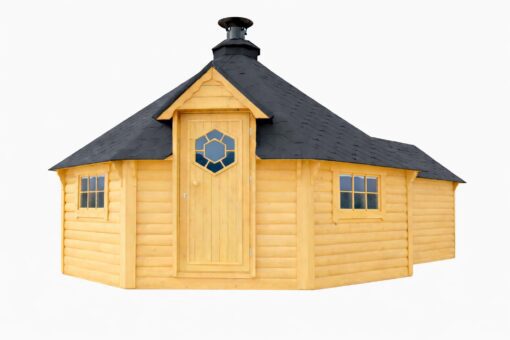 Grillhytte 16.5 m² med udvidelse