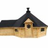 Eksklusiv BBQ hytte 16.5 m² + 4.55 m² udvidelse