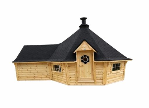 Eksklusiv BBQ hytte 16.5 m² + 4.55 m² udvidelse