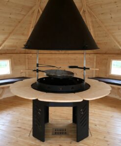 Eksklusiv BBQ hytte 16.5 m² + 4.55 m² udvidelse
