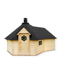 Grillhytte med udvidelse (9.2 m² + 4.79 m²)