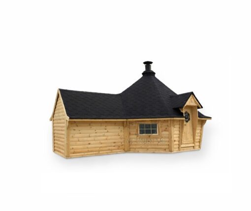 Eksklusiv BBQ hytte 16.5 m² + 4.55 m² udvidelse