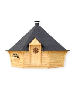 Eksklusiv grillhytte med sauna – 16,5 m²