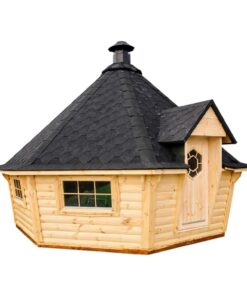 Eksklusiv grillhytte med sauna – 16,5 m²