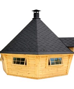 Eksklusiv grillhytte med sauna – 16,5 m²