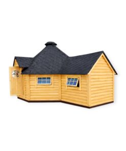 Grillhytte 16.5 m² med udvidelse