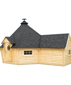 Eksklusiv grillhytte med udvidelse