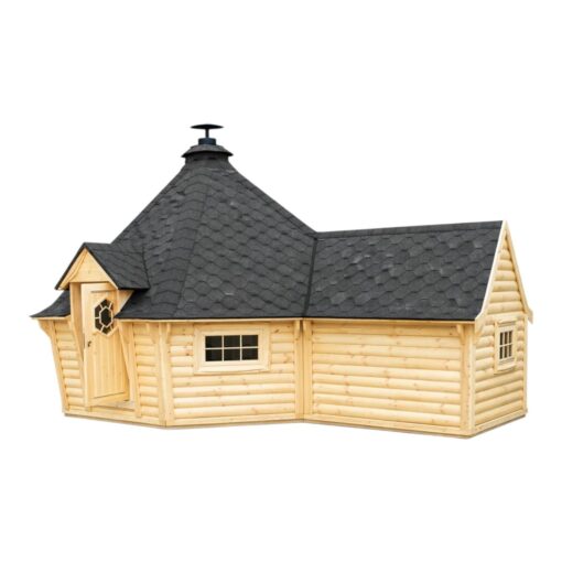 Eksklusiv grillhytte med udvidelse