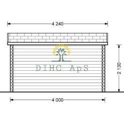 Havekontor Poolhouse 12m²
