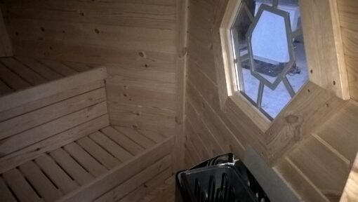 Finsk sauna 4,5 m²