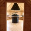 Eksklusiv BBQ hytte 16.5 m² + 4.55 m² udvidelse