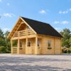 Bjælkehytte LIVINGTON – 50 m²