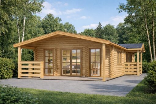 Træ Sommerhus DONNA 63 m² + 11,5 m²