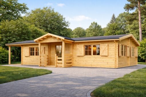 Træ Sommerhus DONNA 63 m² + 11,5 m²
