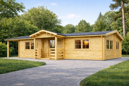 Træ Sommerhus DONNA 63 m² + 11,5 m²
