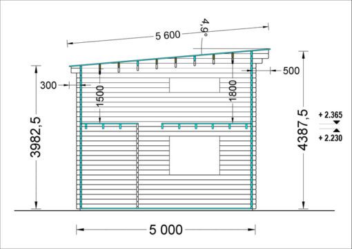 Feriehus AVIGNON fladt tag 19.9m²